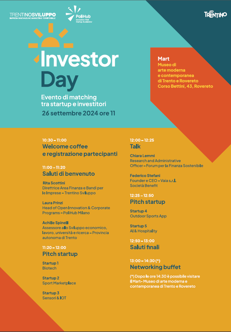 INNOITALY @ Trentino Sviluppo Investor Day